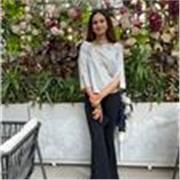 A doctor giving biology lessons online