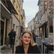 Professeur d'anglais de 22 ans ayant passé une année au USA et possédant un bac section européenne. 