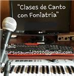 Clases particulares de canto, ejercicios de respiración y foniatría para el canto. Vocalización con piano. Varios estilos