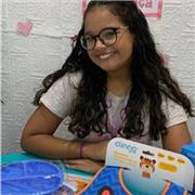 Dou aulas de português, literatura, geografia e no terceiro período de pedagogia