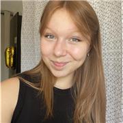 Étudiante en première année, donne cours anglais jusque niveau lycée