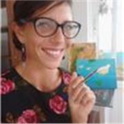 Native English teacher gives classes online