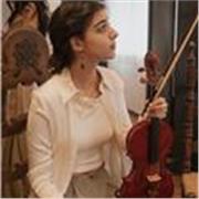 Profesora de violín con titulación superior, clases a niños y adultos