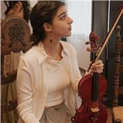 Profesora de violín con titulación superior, clases a niños y adultos
