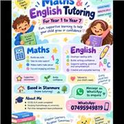 Maths tutor for year 1-7 home based learning
