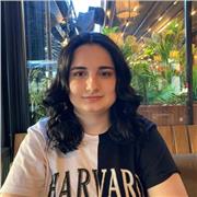 Englischlehrerin, die lehrt die Unterrichten mit den visuelle Methoden