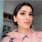 I have a good level of English in speaking and listening. I have been teaching young students and ladies who are new to the language and been seeing a great improvement