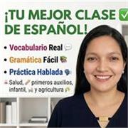 Tutor de español con experiencia en diversas áreas laborales y cotidianas