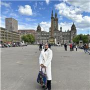 I had IELTS and I am a Master student at University of Glasgow in Advance Nursing Science