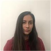 Profesora de inglés que imparte clases online