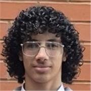 I’d describe myself as a young and passionate pupil who excels at the subject of maths (appropriate to my level of education)