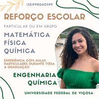 Reforço escolar online em matemática, física e química (ensino fundamental e médio)