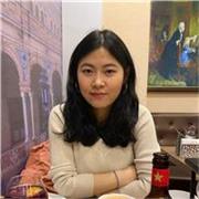 profesora de chino con experiencia de dar clases en línea. 