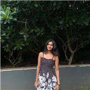 University student teaching mathematics