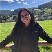 Profesora de matemática básica para niños y niñas de nivel primaria