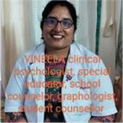 Providing counselling sessions, special education, and graphologist. Student counselor, school counselor