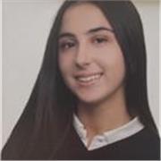 Estudiante de medicina que cursó bachillerato de ciencias. Apta para dar clases a niños de primaria y secundaria. Disponibilidad: sábados mañana/tarde, domingos mañana. (Se podría barajar los viernes por la tarde, dependiendo de la semana)