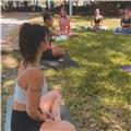 Dou aula de yoga online via meet, em grupo ou particular