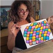 Profesora de dibujo, pintura , collage y técnicas mixtas. En Palermo o a domicilio