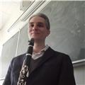 Insegnante di clarinetto sassofono,e teoria solfeggio,offre lezioni online,a tutti i livelli,e tutte le età