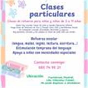 Clases de refuerzo escolar para niños y niñas de 3 a 11 años. Ofrezco apoyo en lengua, mates, inglés, lectura, escritura, etc