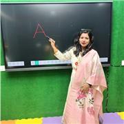 Hindi teacher teaches student of all ages