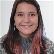 Profesora de Ciencias (Matemáticas, Física y Química) e Inglés de nivel de Secundaria.
Me gusta mucho dar clase.