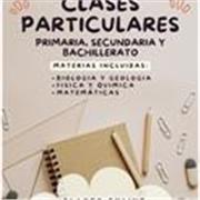 Impartición de clases para Primaria, ESO, bachillerato y FP