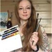 Profesora de pintura i dibujo para alumnos mayores de 14 años