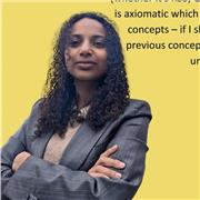 A mathematician and an artist - for me, mathematics is another form of art, I am very passionate about this! Learn mathematics at a calm, enjoyable pace with visual explanations at each step