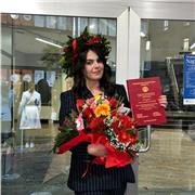 Laureata in giurisprudenza alla Federico II di Napoli