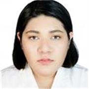Profesora de biología para niños y adolescentes