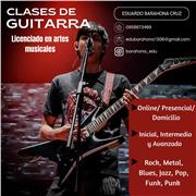 Profesor de guitarra para todas la edades para niveles Basico, Intermedio y Avanzado