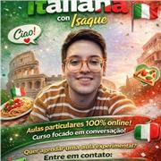 Aulas particulares de língua e cultura italiana 100% online, com foco em conversação