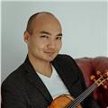 Profesor erzhan kulibaev, ganador de 7 primeros premios, imparte clases de violín presenciales y online