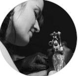 Tatuatrice professionista da lezioni di disegno base, disegno per tatuaggio, pittura