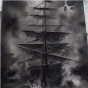 Una persona apasionada al arte que cuenta con paciencia para enseñar y explicar el mundo de la pintura a diferentes edades.