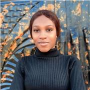 Patient English tutor helping students build confidence in speaking