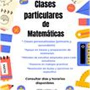 Clases personalizadas( primario y secundaria de matemáticas)