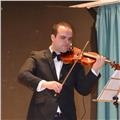 Profesor de violín; metodología adaptada al alumno