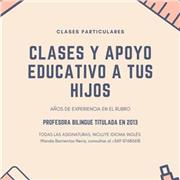Clases online y presenciales de todas las materias hasta 4 medio. Incluido Inglés
