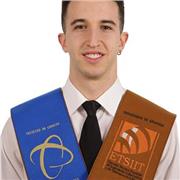 Graduado en el Doble Grado en Matemáticas e Ingeniería Informática. Puedo ayudarte en cualquier nivel de matemáticas desde secundaria hasta primero/segundo de carreras como Ingenierías, Química, Física, etc