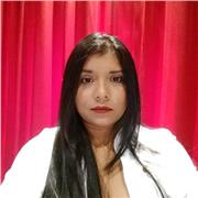 profesora español nativo enseña a extranjeros, intercambio de idiomas