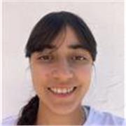 monitora de deporte, con 1 año de experiencia con un equipo de fútbol femenino 