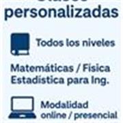 Clases particulares matemáticas y asesorias