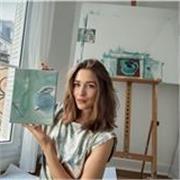 Cours de peinture avec l’artiste diplômée exposée internationalement!