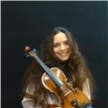 Violinista profesional con máster de interpretación imparte clases de violín en asturias