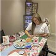 Profesora de bordado imparto clases de diferentes tecnicas como punch needle, bordado con pedreria, punto de cruz, foto bordado