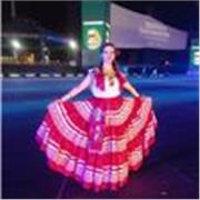 Profesora de danza que imparte técnica folklórica y preparamiento físico