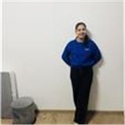 Mathe und Englisch Lehrerin bis kleine und Junge 